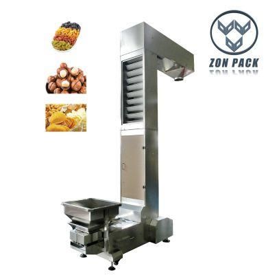Factory Price Automatic Z Shape Loading Bucket Food Snack Conveyor