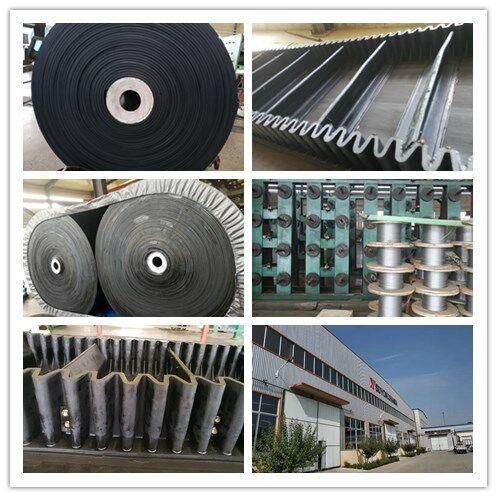 Ep150 Chevron Rubber Conveyor Belt