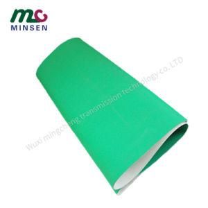 China Manufacturer Wholesale Cheap Price Flat 3mm Green PVC/PU/Rubber Conveyor Belt Roll