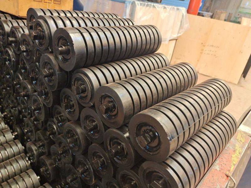 Cema JIS DIN Conveyor Belt Steel Impact Dler Roller