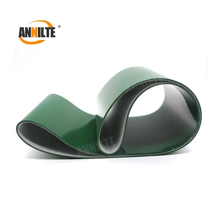 Annilte Factory Customization PVC Green Flat Belt Conveyor