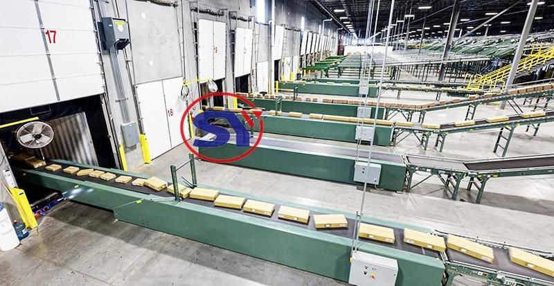 Stretched Extending Discharge Belt Conveyor for Container Truck Vehicle Loading&Unloading