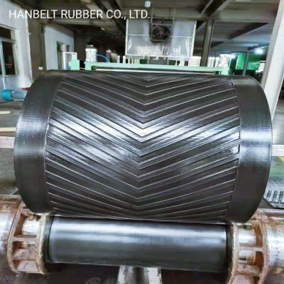 Anti-Skid Rubber Pattern Conveyor Belt for Conveying Machine