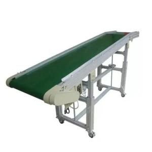 Portable Inclined Adjustable Height Skirt Mini Rubber Belt Conveyor