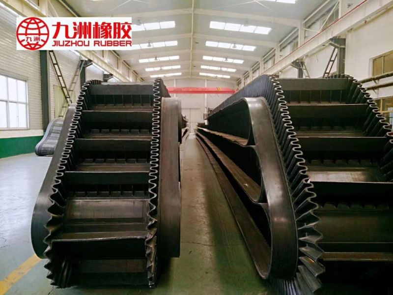 Cross Stabilised Sidewall Corrugated Conveyor Belt