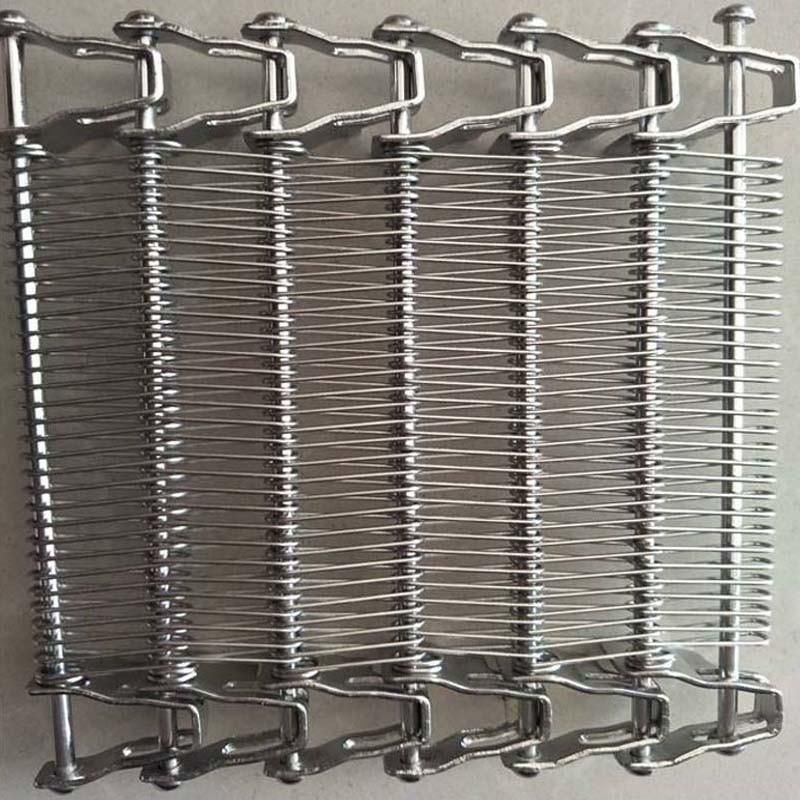 Spiral Conveyor Wire Mesh Belt for Blanching Vegetables and Potatoes