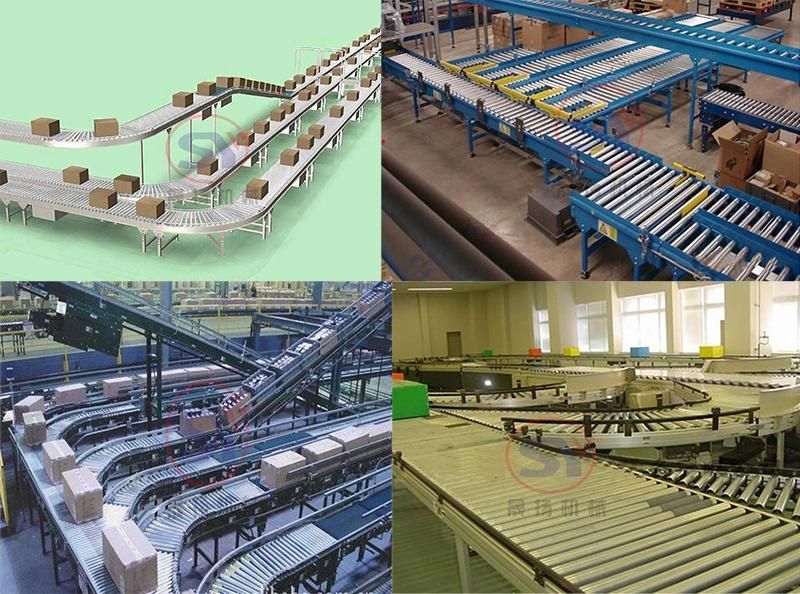 Food Processing Factory Used Stainless Steel Roller Table Conveyor with Factory Price