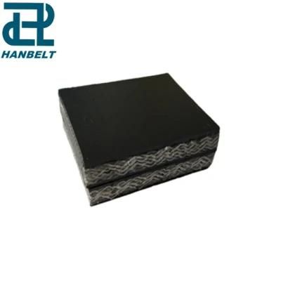 Black Solid Woven Rubber Belt PVC Conveyor Belt for Industrial