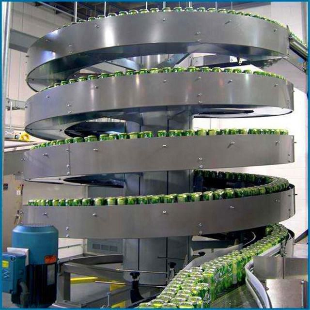 Manufacturer High Efficiency Turning Conveyor Belt System, Spiral Conveyor