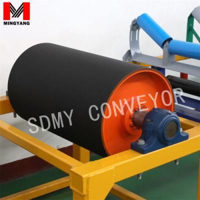 Bw1200mm Conveyor Head Pulley with Rubber Lagging