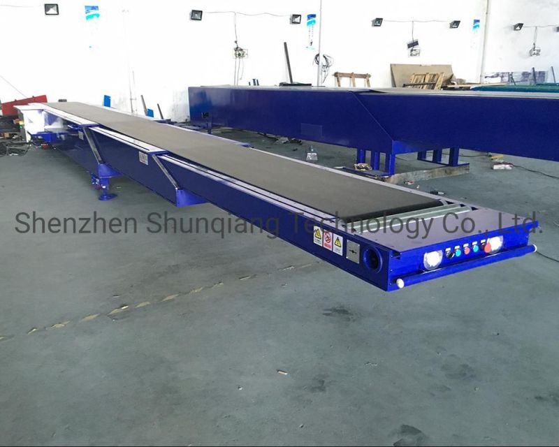 2022 Factory Price Powered Vehicle Loading Belt Telescopic Conveyor