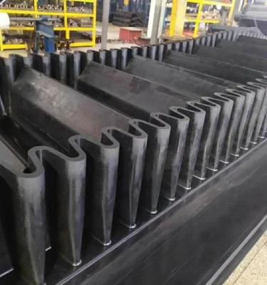 S250 Sidewall Conveyor Belt with Steel Breaker for Ore Plant