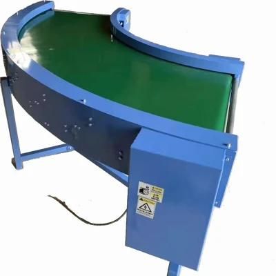 Customised Assembly Line Industrial Transfer PVC Blue Belt Conveyor for Workshop