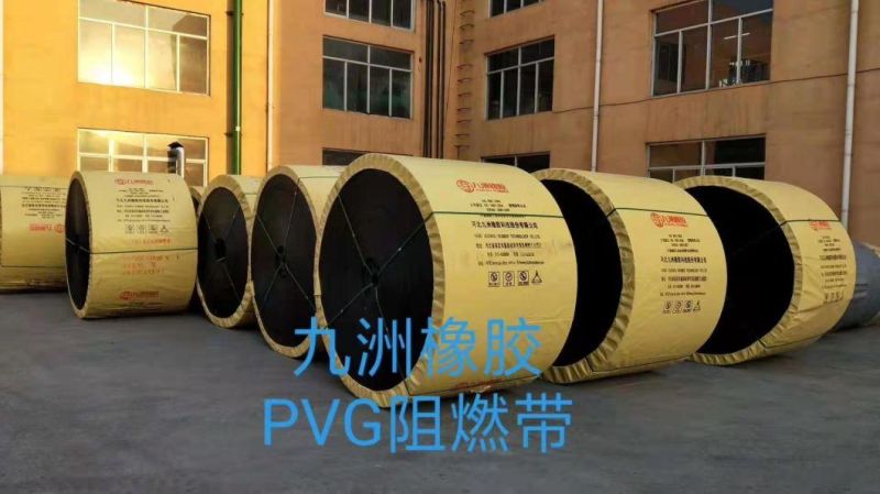 PVC Pvg Solid Woven Fire Resistant Conveyor Belt