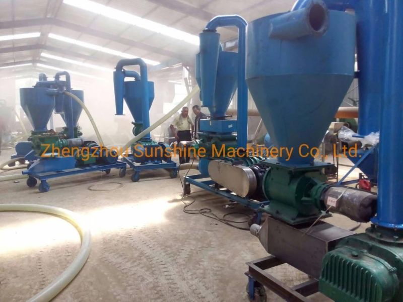 Grain Sawdust Corn Peanut Rice Wheat Suction Air Conveyor