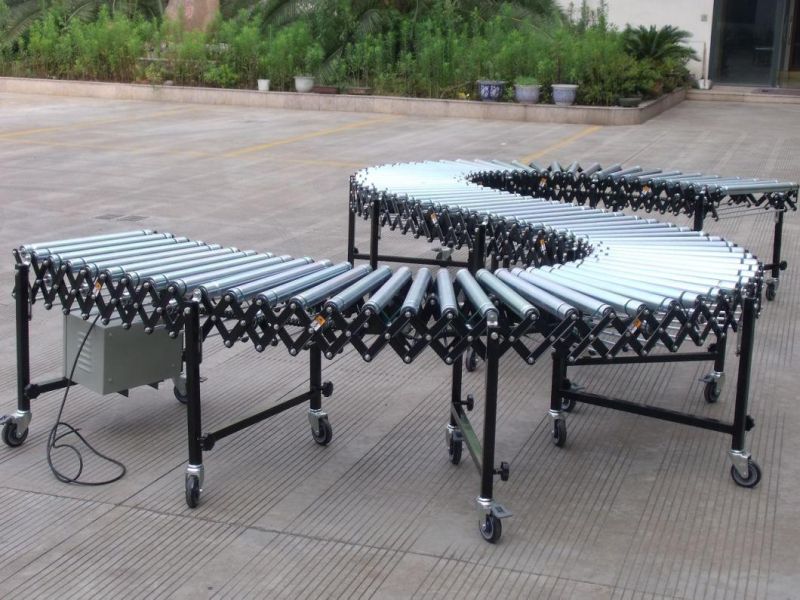 Telescopic Gravity Roller Conveyor for Load and Unload