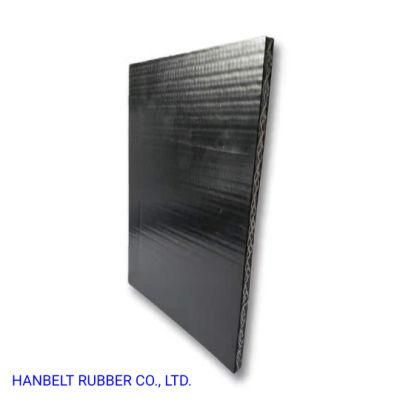 PVC Conveyor Belt Anti-Burning Rubber Conveyor Belt with High Tensile Strength