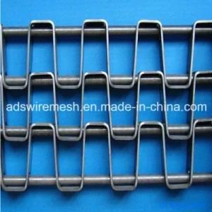 Honeycomb Wire Mesh Belt / Flat Wire Conveyor Belt (ISO9001)