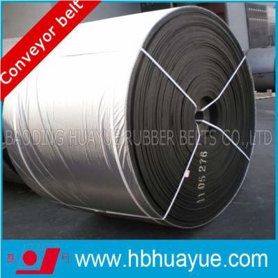 Quality Assured Ep Polyester Rubber Conveyor Belt Ep100-Ep400 Huayue China Well-Known Trademark