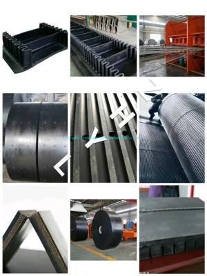 Breaker Reinforced Black Heavy Duty Conveyor Belt for Steel Plant