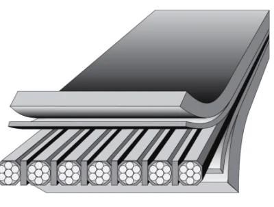 1200mm St1000 Fire Resistant Coal Mining Industrial Steel Cord Conveyor Belts