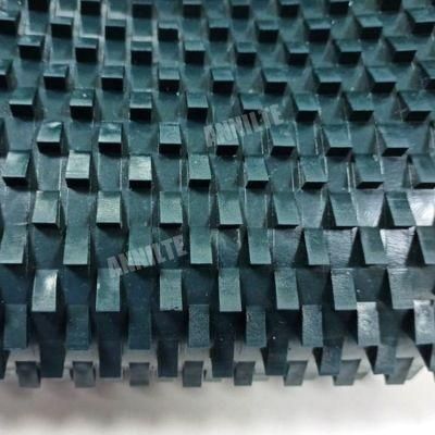 Annilte Factory Black Green Grass Grain Conveyor Belt PVC Climbing Pattern Anti-Slip 4.0mm, 5.0mm Manufacturers Direct Non-Customized