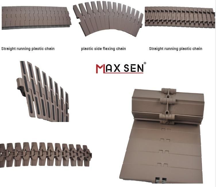 880 Side Flexing Plastic Table Top Chain for Conveyor