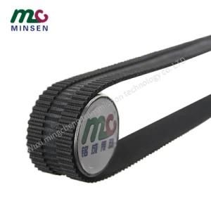 Factory Gear Belt Custom T10 Timing Belt Black 500 Bandwidth High Temperature Resistant Rubber Ring Timing Belt