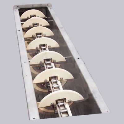 Chain Conveyor Slippery Scraper Round Drag Conveyor Flights Pad /Paddle/Scraper Blade