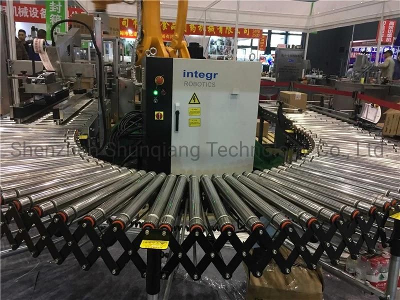 Automated Powered Motorized Gravity Telescopic Roller Conveyor with Skate Roller