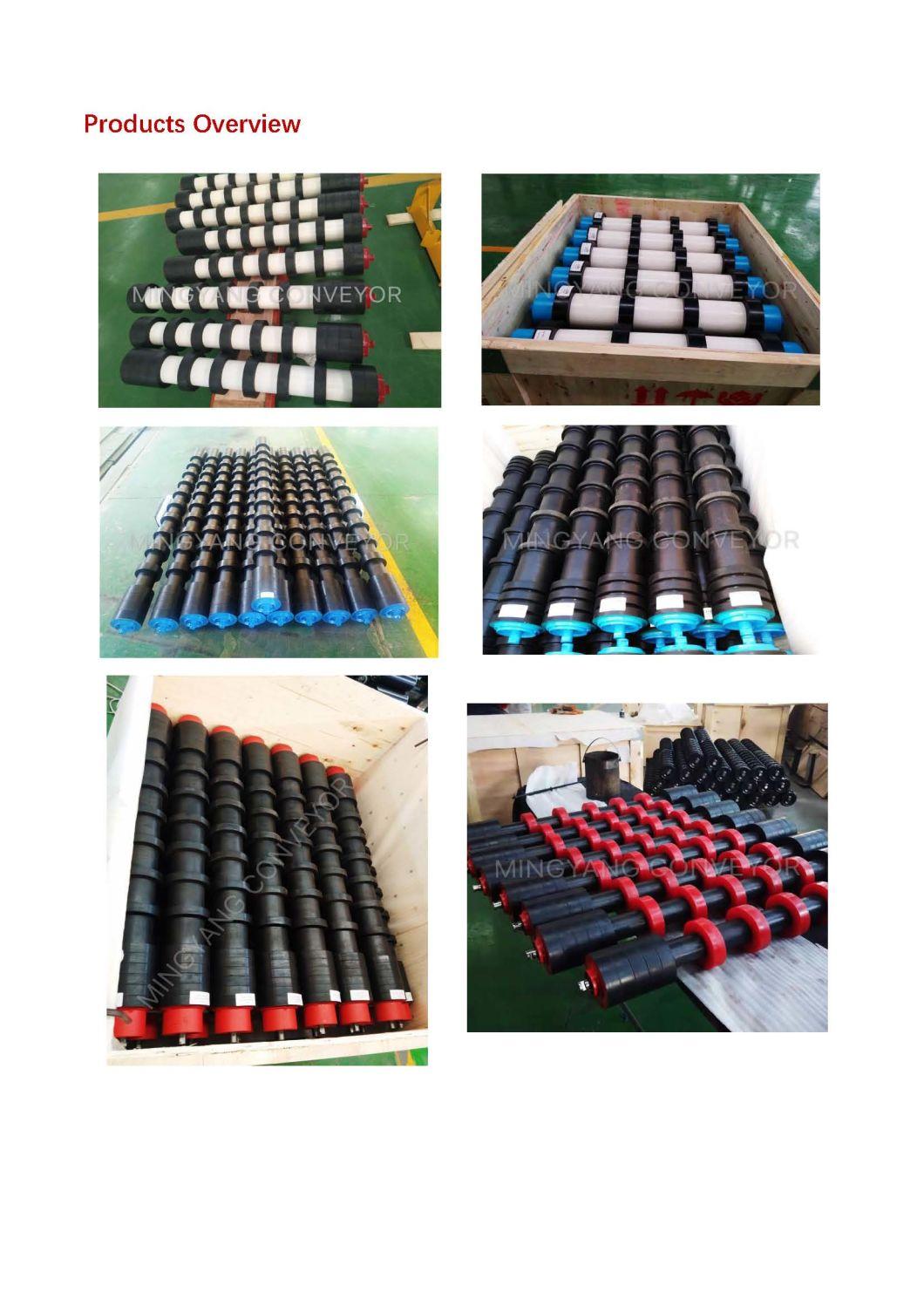 Flat Return Rubber Disc Roller of Conveyor Belt System