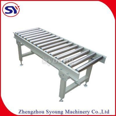 Galvanized Steel Mobile Roller Conveyor for Airport Scanner