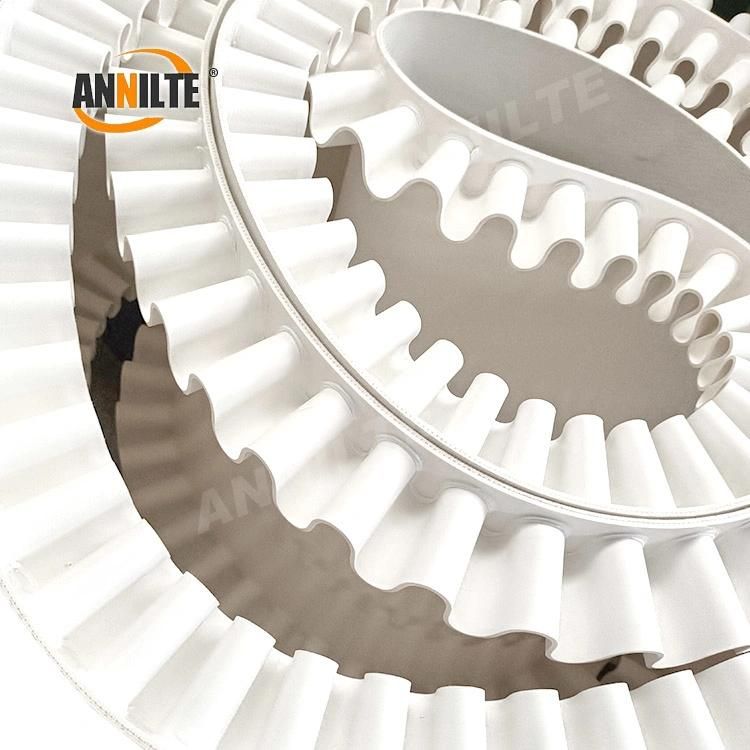 Annilte Heavy Duty Sidewall Cleated PVC Conveyor Belt