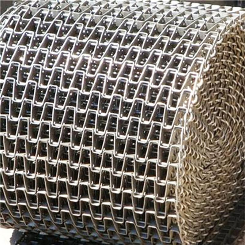 Food Grade 304 Stainless Steel Chain Link Spiral Wire Mesh Conveyor Belt