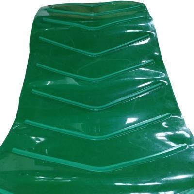 Green Herringbone Customized Pattern Food Grade PVC Conveyor Belt