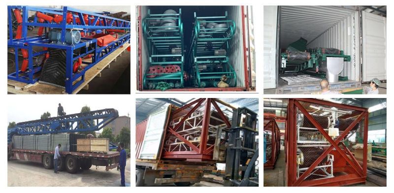 Adjustable Height Truck Loading Portable Conveyor/Container Unloading Belt Conveyer