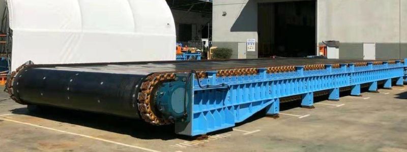 Xe Crossing Rigid Rubber Conveyor Belt Super Width for Port